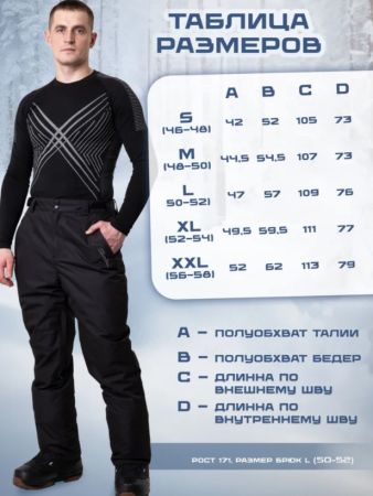 Брюки мужские "Saimaa" черный в Санкт-Петербурге