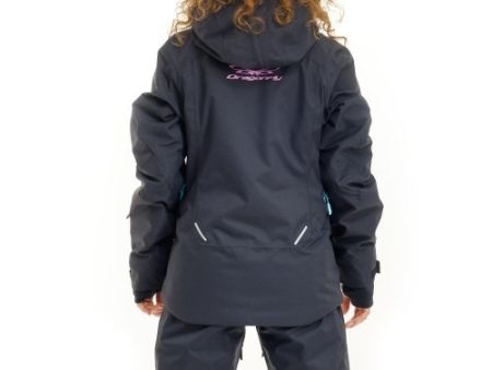 Куртка горнолыжная Dragonfly утепленная Gravity Premium Woman Black-Pink в Санкт-Петербурге