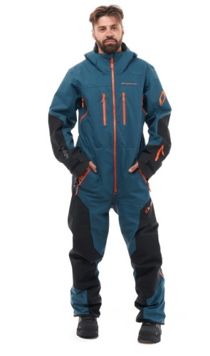 Комбинезон сноубордический Dragonfly SuperLight 3L Man Dark Ocean-Orange 2024 в Санкт-Петербурге