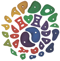  Комплект зацепок скалолазных Венто (50шт) в Санкт-Петербурге  