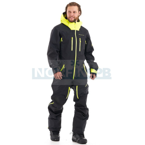 Комбинезон сноубордический Dragonfly SuperLight 3L MAN Black-Yellow Fluo в Санкт-Петербурге