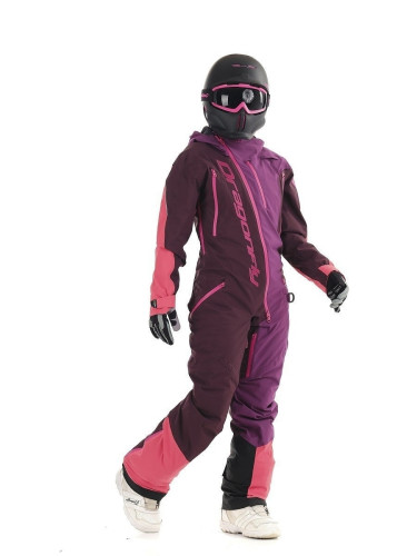 Комбинезон сноубордический Dragonfly Premium Woman Purple&Brown в Санкт-Петербурге