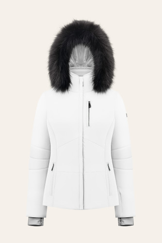 Куртка горнолыжная Poivre Blanc с иск.мехом W24-0800-WO/A белый в Санкт-Петербурге