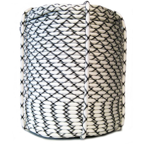  Веревка Шнур статика д.10 мм.48 пр.аб белый в Санкт-Петербурге  