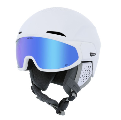 Шлем Alpina Alto Q-Lite White Matt (Blue Revo)