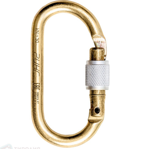  Карабин Ринг сталь овал (keylock) 3000 в Санкт-Петербурге  