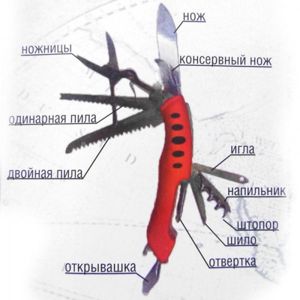Мультитул Следопыт 11 предметов в коробке PF-MT-10