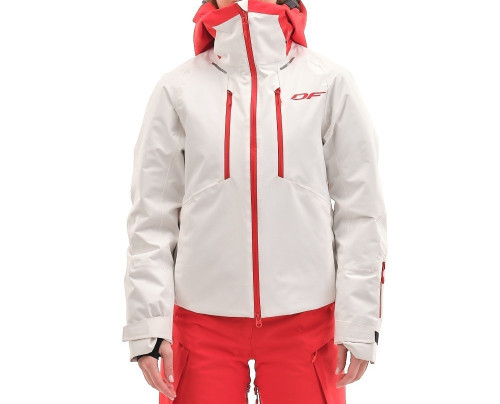 Куртка горнолыжная Dragonfly утепленная Gravity Premium Woman Gray-Red в Санкт-Петербурге