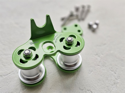  Ролик GURU Treck V2 для навесной переправы зеленый в Санкт-Петербурге  