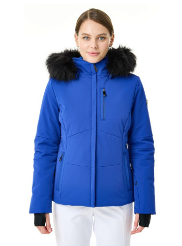 Куртка горнолыжная Poivre Blanc с иск.мехом W24-0802-WO/A синий в Санкт-Петербурге