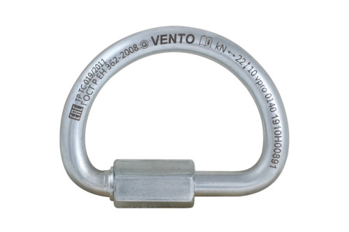  Карабин-рапид Венто Big-D 10 полукруглый сталь в Санкт-Петербурге  