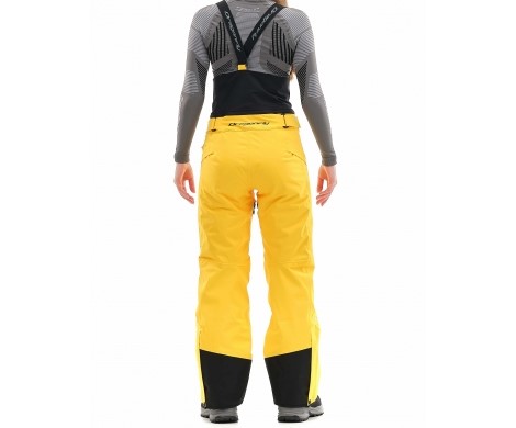 Брюки горнолыжные Dragonfly Gravity Premium Woman Yellow-Dark Ocean в Санкт-Петербурге