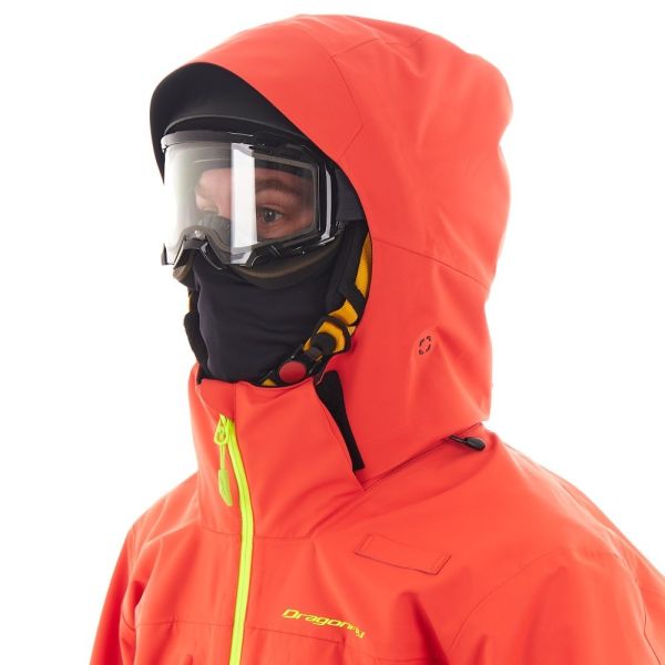 Комбинезон сноубордический Dragonfly SuperLight 3L Man Dark Red-Yellow 2024 в Санкт-Петербурге