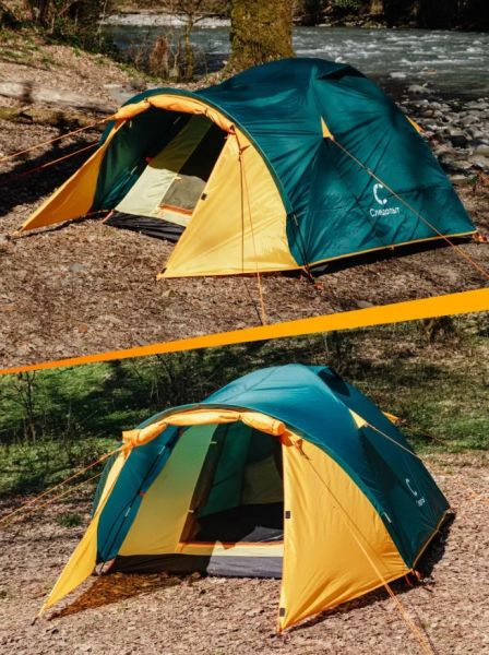 Палатка Следопыт Selenga 3х местная двухслойная