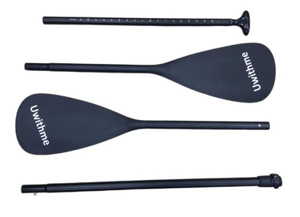 Весло Uwithme алюминиевое двухлопастное