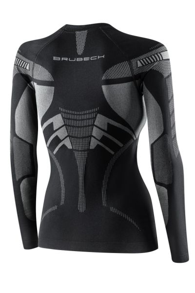Футболка Brubeck DRY W LS1569W черный/фуксия в Санкт-Петербурге