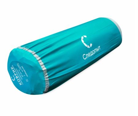 Коврик Следопыт самонадувающийся 188x66x5cм стандарт,бирюзовый/серый