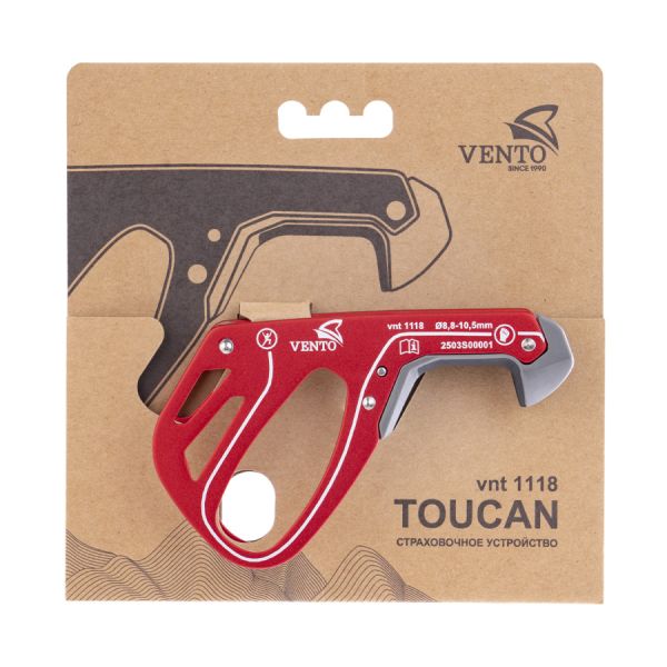  Страховочное устройство Венто "Toucan" красный в Санкт-Петербурге  