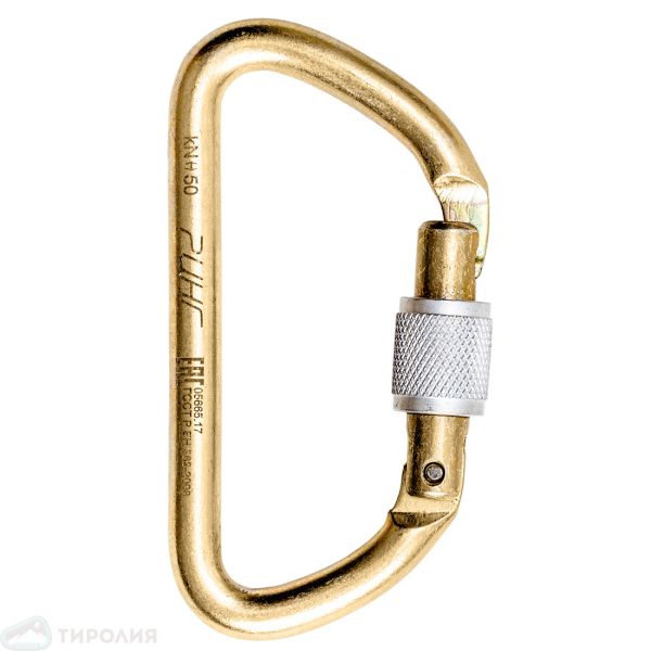  Карабины Ринг сталь трапеция (keylock) 5000 (10шт) в Санкт-Петербурге  