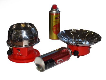 Плита газовая мал.,GR-201 (ветрозащитная) 4-010 (без баллона)