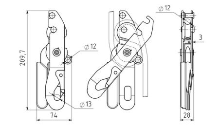  Стопор-десантер Вертикаль ver 0305 в Санкт-Петербурге  