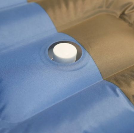 Матрас Следопыт кемпинговый надувной с насосом,190x60x12cм,PF-KS-12 синий