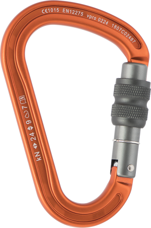  Карабин Венто Titanium с муфтой кейлок оранжевый в Санкт-Петербурге  