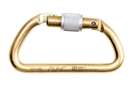  Карабин Ринг сталь трапеция (keylock) 5000 в Санкт-Петербурге  