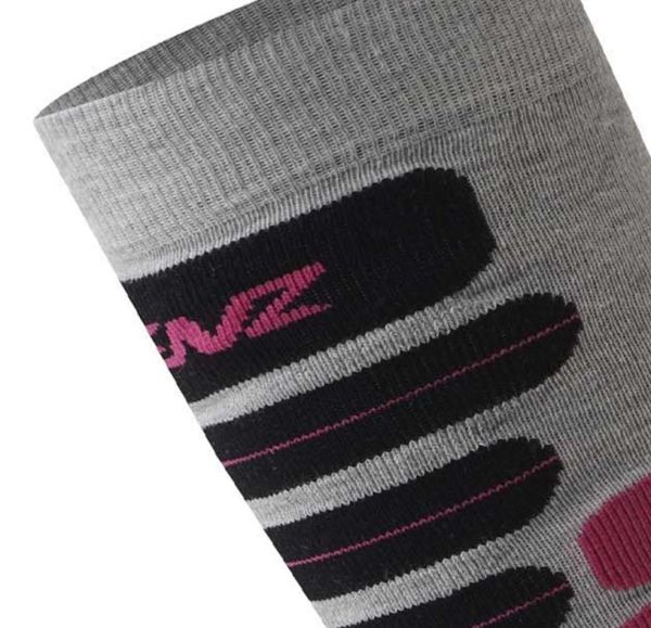 Купить Носки LENZ Skiing 2.0 Light Grey/Pink в Санкт-Петербурге