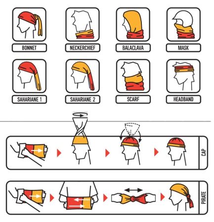 Бандана Buff Merino Move Block Citronella