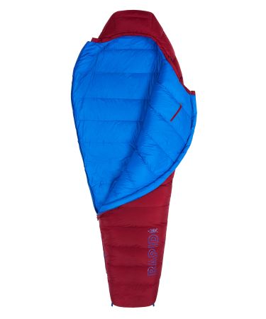 Спальный мешок Red Fox Radid Long -20 пуховый красный/синий