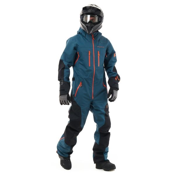 Комбинезон сноубордический Dragonfly SuperLight 3L Man Dark Ocean-Orange 2024 в Санкт-Петербурге