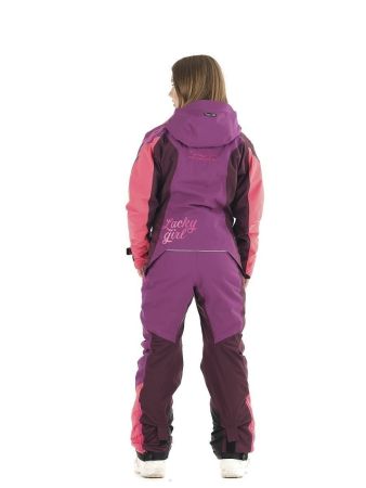 Комбинезон сноубордический Dragonfly Premium Woman Purple&Brown в Санкт-Петербурге