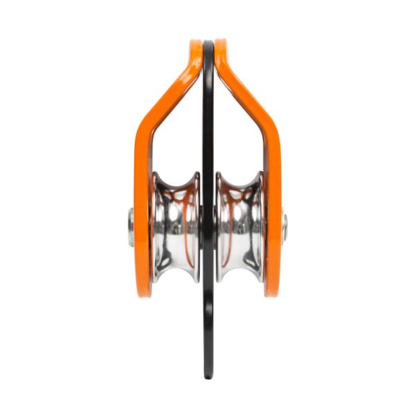  Блок-ролик Вертикаль двойной дюралевый с подшипником в Санкт-Петербурге  