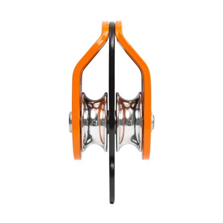  Блок-ролик Вертикаль двойной дюралевый с подшипником в Санкт-Петербурге  