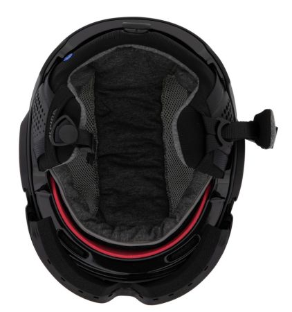 Шлем с визором Alpina Alto Qv Black Matt(Cobalt Green)