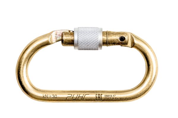  Карабин Ринг сталь овал (keylock) 3000 в Санкт-Петербурге  