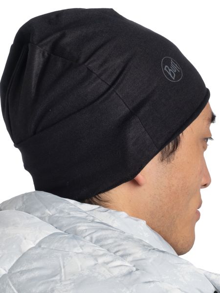 Шапка Buff Polar&Ecostretch Solid Black в Санкт-Петербурге