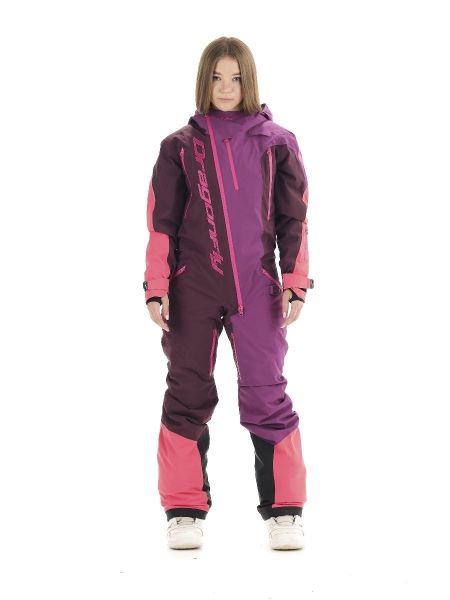Комбинезон сноубордический Dragonfly Premium Woman Purple&Brown в Санкт-Петербурге