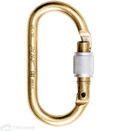  Карабины Ринг сталь овал (keylock) 3000 (10шт) в Санкт-Петербурге  