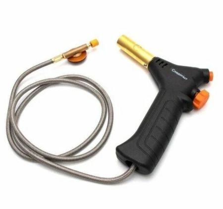 Горелка порт.Следопыт-GTP-S07,пьезо,газогенератор,шланг (резьб.)(без баллона)