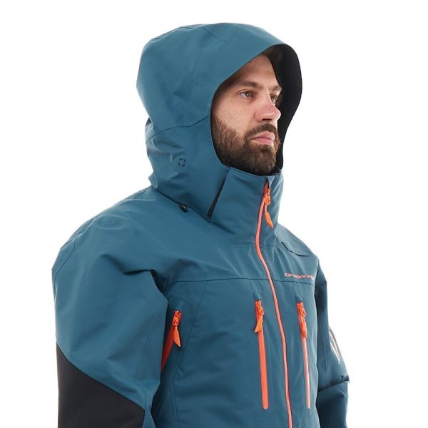 Комбинезон сноубордический Dragonfly SuperLight 3L Man Dark Ocean-Orange 2024 в Санкт-Петербурге