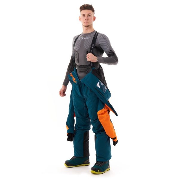 Комбинезон сноубордический Dragonfly Gravity Premium Man Dark Ocean-Orange 2024 в Санкт-Петербурге