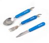 Набор складных столовых приборов Следопыт в чехле (ложка,вилка,нож)