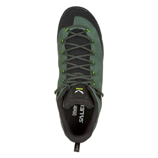 Купить ботинки salewa ms wildfire leather raw green/black в Санкт-Петербурге