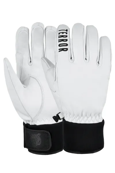 Перчатки Terror-Leather Gloves Black в Санкт-Петербурге