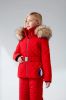 Куртка горнолыжная Poivre Blanc с иск.мехом W21-1003-JRGL/A красный в Санкт-Петербурге