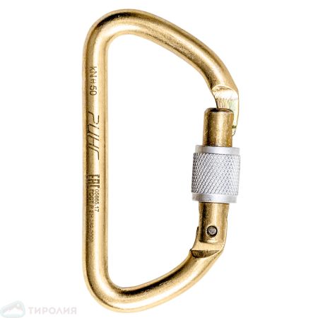  Карабины Ринг сталь трапеция (keylock) 5000 (10шт) в Санкт-Петербурге  