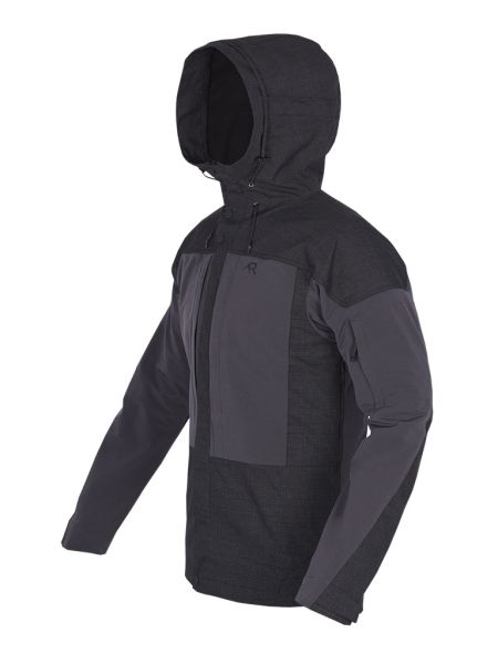 Куртка треккинговая "Трек"(черный/серый)