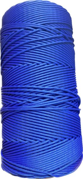 Шнур ПА плетеный 16-ти пр.с ПА серд.d 3мм зеленый,синий в Санкт-Петербурге  